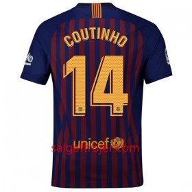 FC Barcelona Fodboldtrøjer Coutinho 14 Hjemmebanesæt 2018/19 Kort ærmer